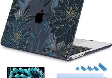 Mektron Designed for 2025/2024/2023 MacBook Air hard shell cover 15 inch, printed with 15.3″ Liquid Retina Display